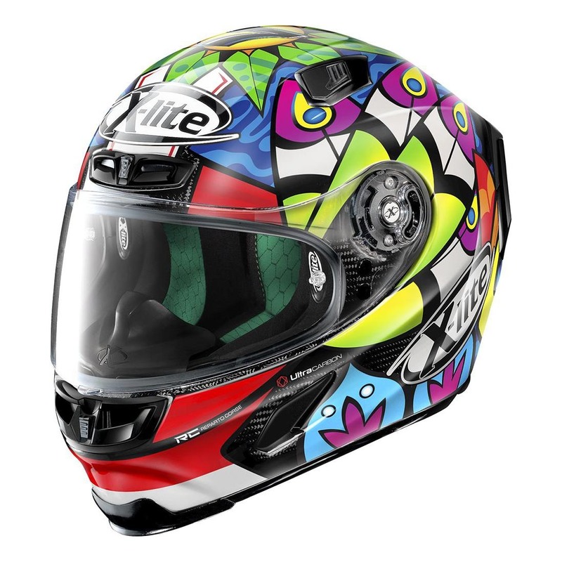 Casque intégral X-Lite X803 Ultra Carbon Réplica C.Davies multicolor
