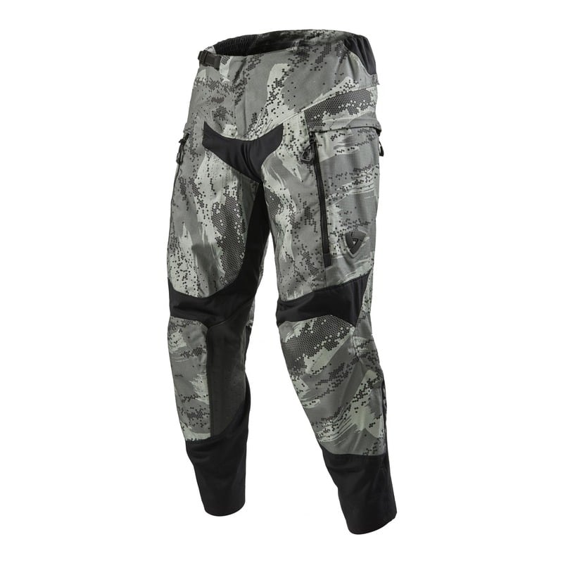 Pantalon enduro textile Rev'it Peninsula (court) camouflage gris