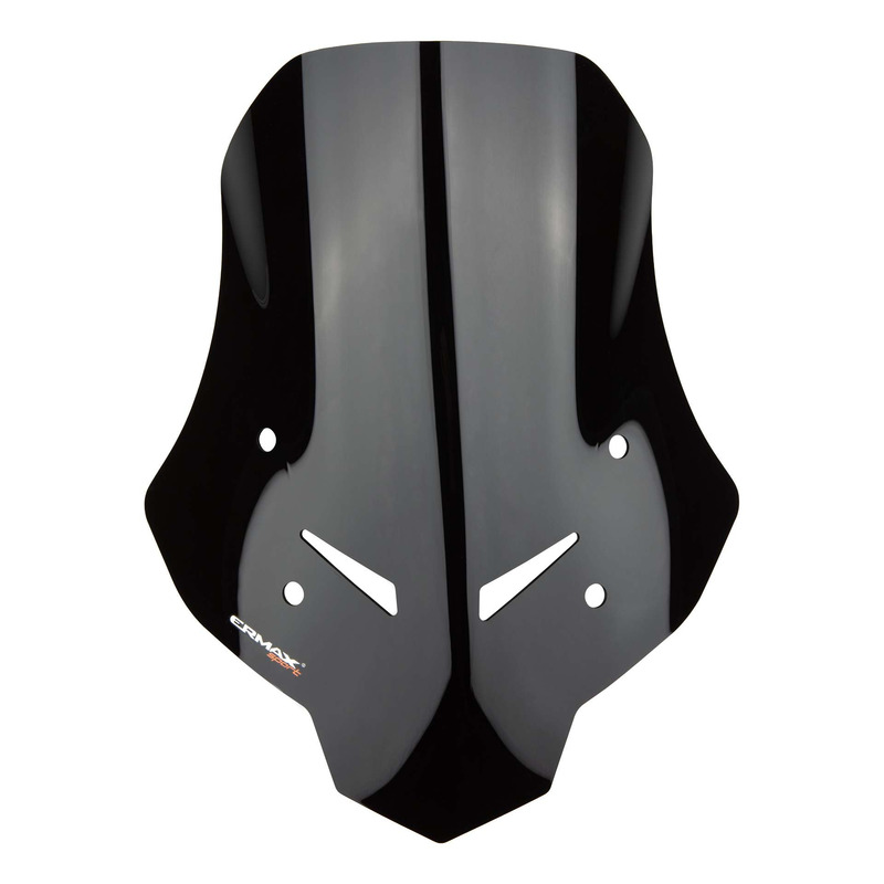 Pare-brise taille origine Ermax Honda CB 500 X 16-18 noir foncé opaqu