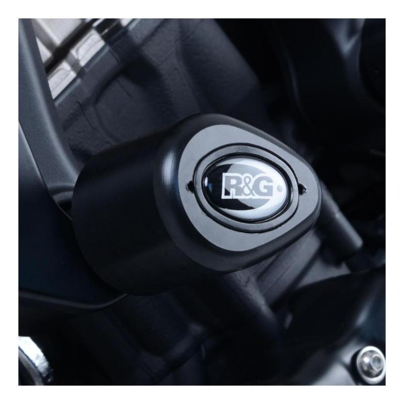 Tampons de protection R&G Racing Aero noir Yamaha Ténéré 700 18-20