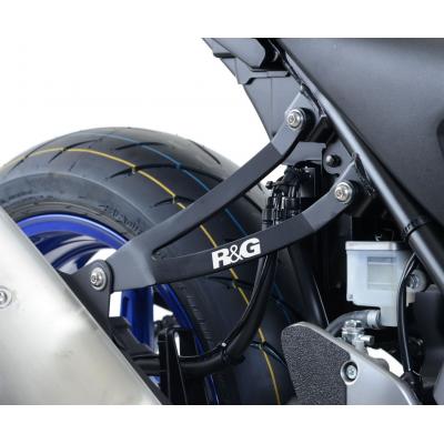 Patte de fixation de silencieux R&G Racing noire Suzuki SV650 16-18