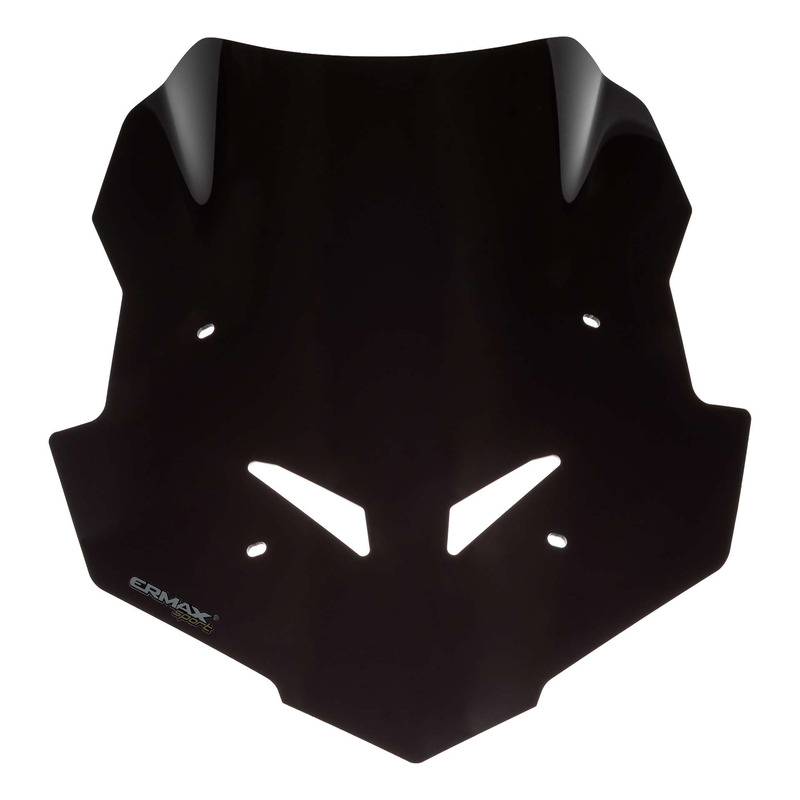 Bulle Ermax Sport 36 cm Yamaha Tracer 9 21-24 noir foncé opaque