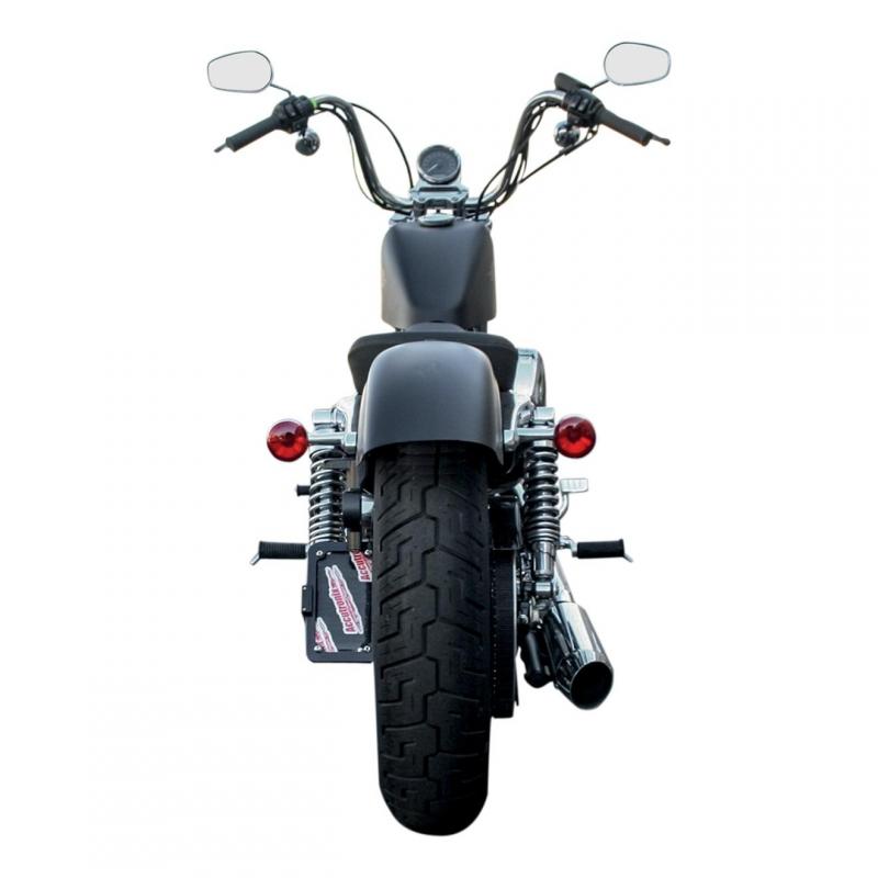 Support de plaque avec éclairage Killer Custom Harley Davidson V-rod  Sportster Dyna - Moto Vision