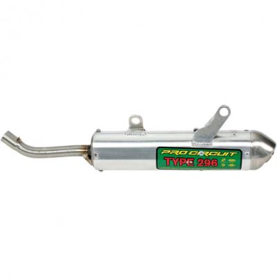Silencieux Pro Circuit Type 296 finition aluminium pour Yamaha YZ 125 02-16