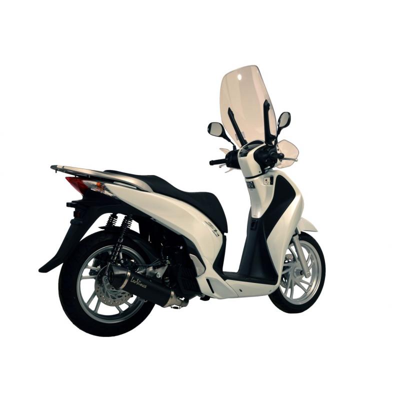 Ligne complète Leovince avec silencieux Nero inox noir casquette carb
