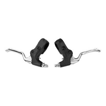 Paire De Leviers De Frein Pour Vélo Enfant - Compatible Guidon 7/8" - Noir - En Nylon