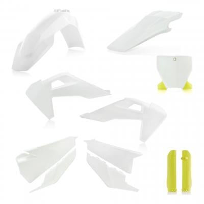 Kit plastique complet Acerbis Husqvarna 250 FC 19-22 Blanc/Jaune Brillant