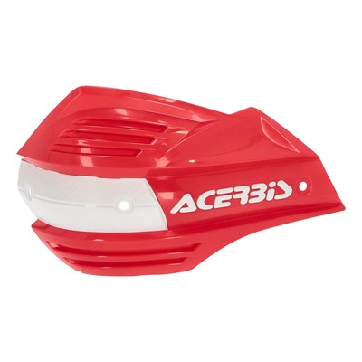 plastique de remplacement Acerbis pour protège-mains X-Factor rouge/Blanc Brillant