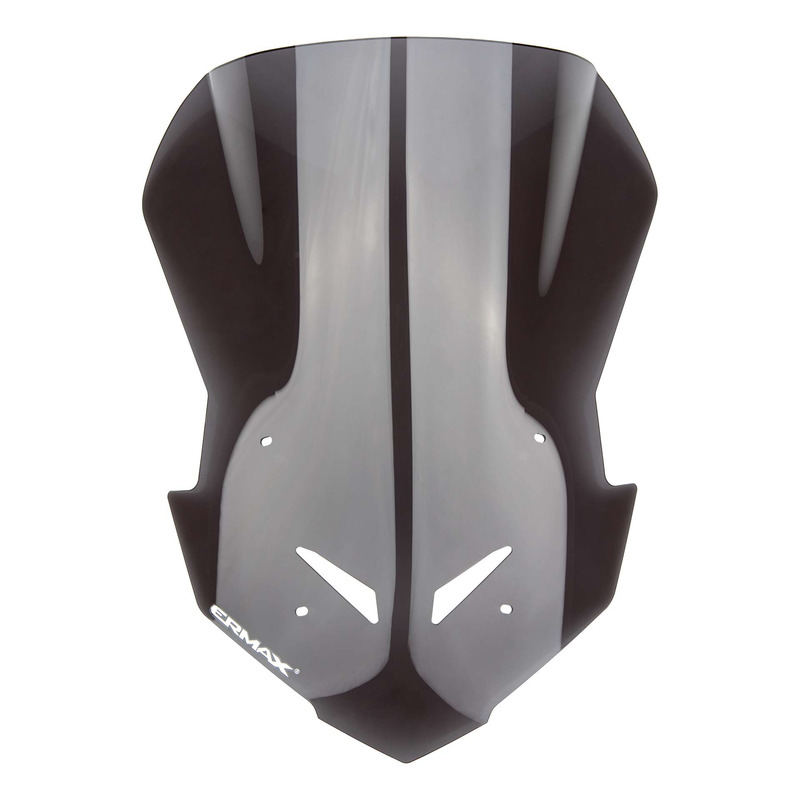 Pare-brise Ermax haute protection 50 cm Yamaha Tracer 9 21-24 noir cla