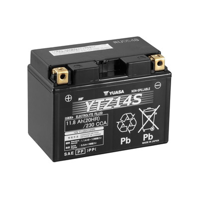 Batterie Gel Yuasa YTZ14S 12V 11,2Ah