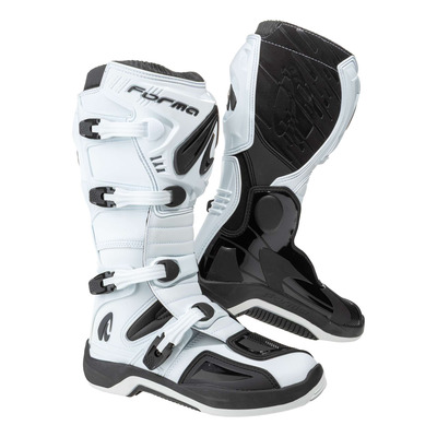 Bottes cross Forma Traction white/black