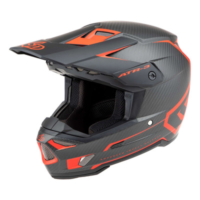 Casque cross 6D ATR-3 Nova matt red/carbon