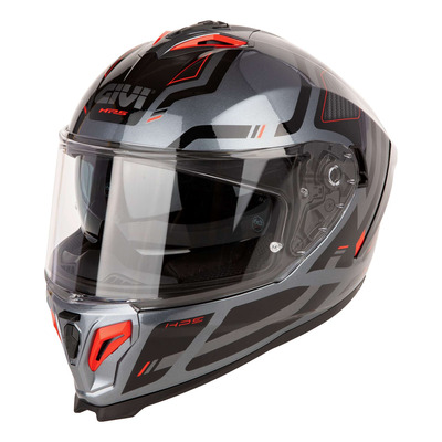 Casque intégral Givi 50.3 Quasar titanium/rouge/noir brillant