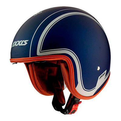 Casque jet Axxis Hornet SV Royal bleu mat (ECE 22.05)