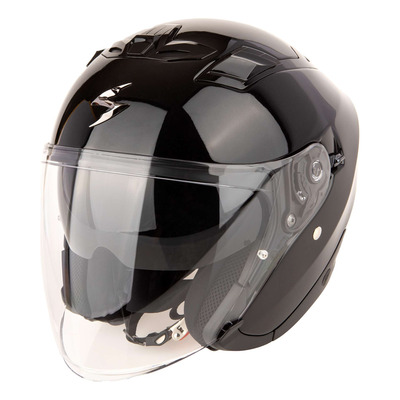 Casque jet Scorpion Exo-Z1 Solid metallic black