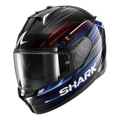 Casque jet Shark Skwal i3 Light-Blur black/green/white mat