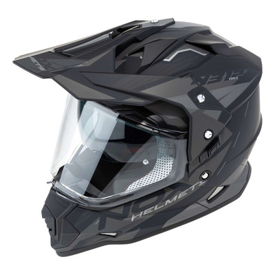 Casque trail Nox N312 Track noir mat/argent