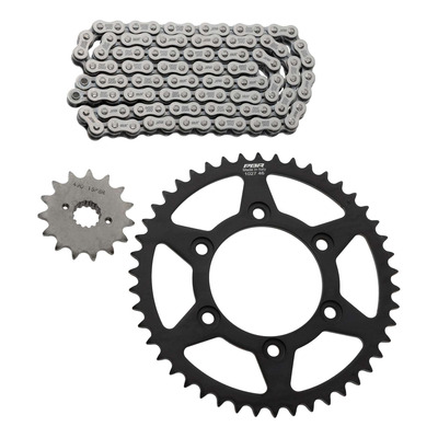 Kit chaîne EK/PBR 15x46-102m chaîne 520 SRX2 acier couronne acier Ducati Monster 600 98-01