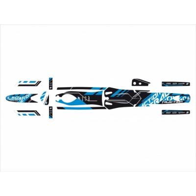 Kit déco BlackBird - Traction - Sherco 125 ST 01-06 - Noir/Bleu