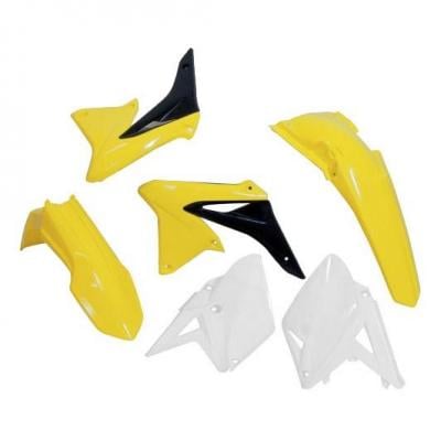 Kit plastique RTech Suzuki 450 RMX-Z 10-19 jaune/noir/blanc (couleur OEM 10-12 et 18-19)