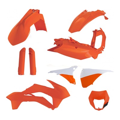 Kit plastique complet Acerbis KTM EXC/EXC-F 2016 Orange Brillant