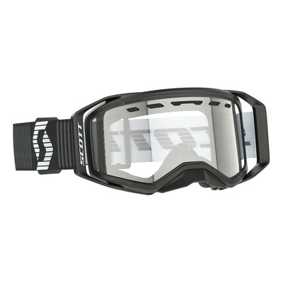 Masque enduro Scott Prospect 2.0 Enduro black/white – Écran clear S0