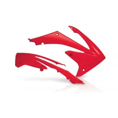 Ouïes de radiateur Acerbis Honda CRF 450R 09-12 rouge Brillant