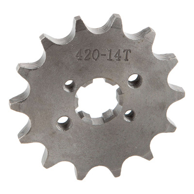 Pignon 14 dents pas 420 Derbi