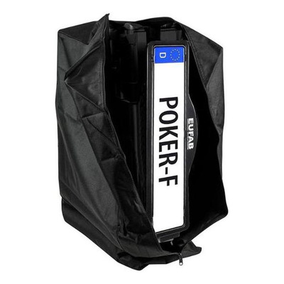 Porte-vélos Arrière Eufab CROW Pour 2 Vélos - Compatible Vélos électriques - Inclut Plaque Support