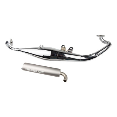 Pot d’échappement Bidalot S3R chromé silencieux titanium CPI Popcorn