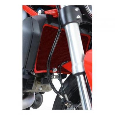Protection de radiateur aluminium rouge R&G Racing Ducati Monster 1200 S 14-20