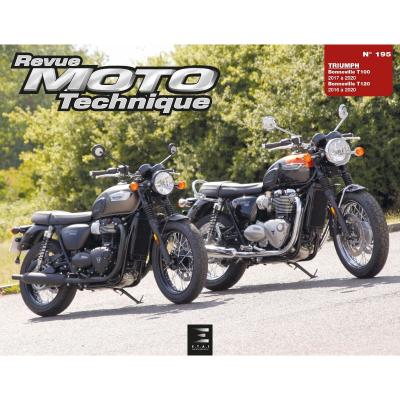 Revue Moto Technique 195 Triumph Bonneville T100 / T120