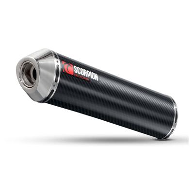 Silencieux Scorpion Factory Rond Inox Position Standard Hornet 900 '01-07 - la paire -