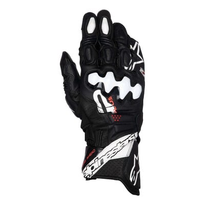 Gants cuir Alpinestars GP Pus R V3 black/white