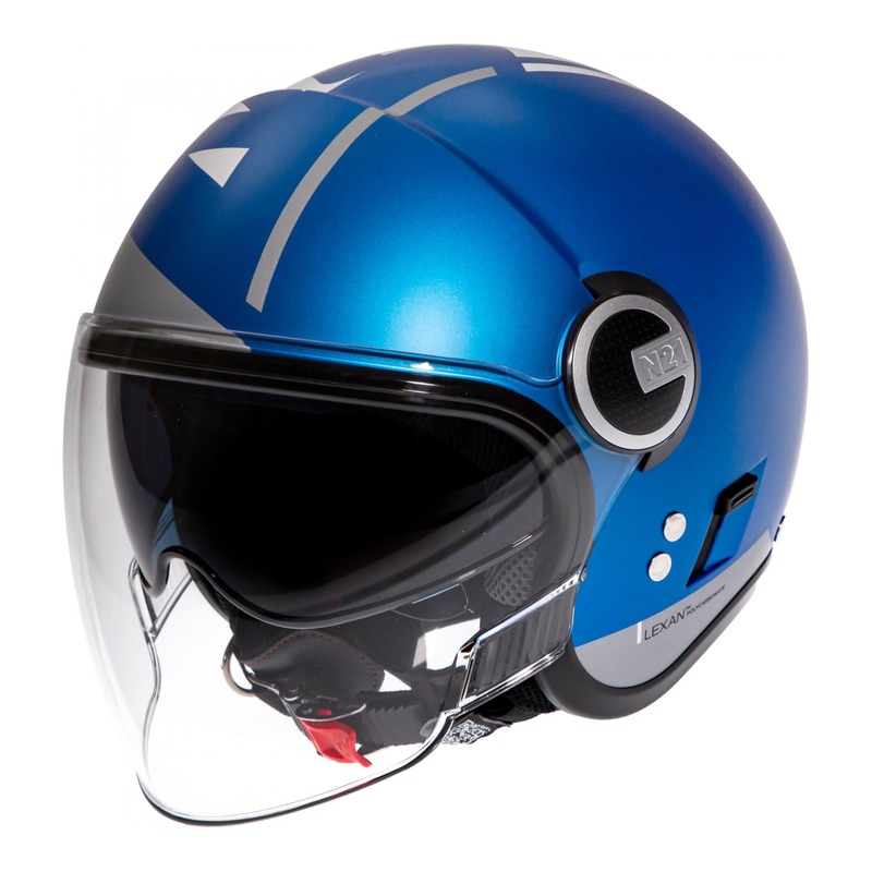 Casque jet Nolan N21 Visor Avant-Garde Mat Sapphire blue- 2XS