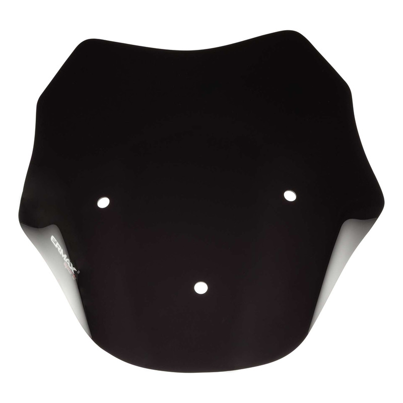 Pare-brise Ermax Sport 45 cm Piaggio MP3 500 11-18 noir foncé opaque