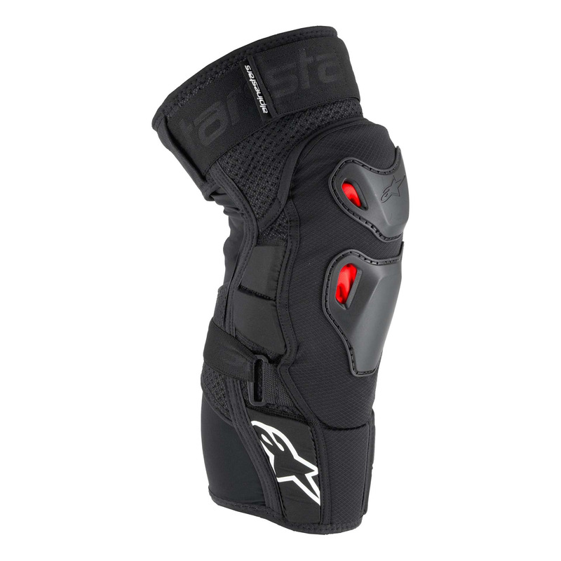 Genouillères Alpinestars Bionic Pro Plasma black/red/white- S/M