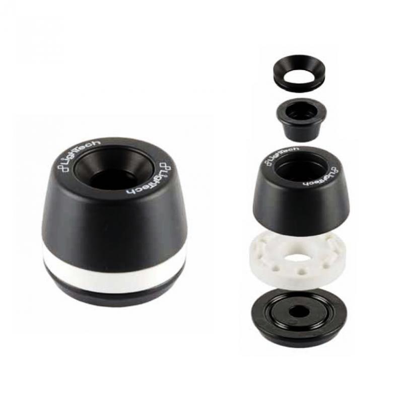 Tampons de protection Lightech insert noir Yamaha YZF-R6 06-07