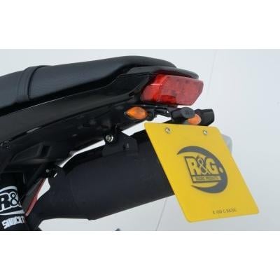 Support de plaque d’immatriculation R&G Racing noir Honda MSX 125 13-15 avec micro clignotants