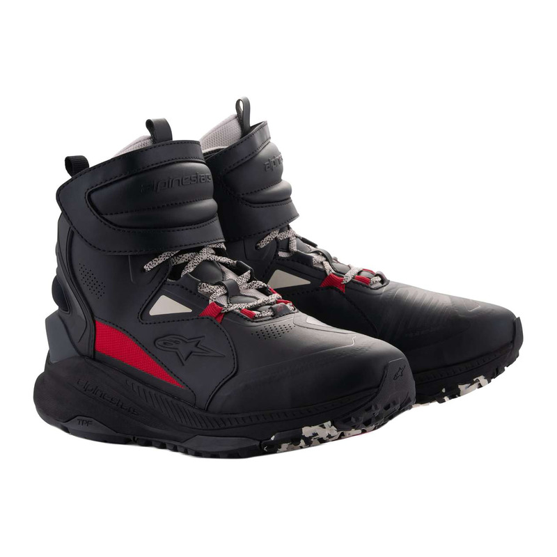 Baskets moto Alpinestars Speedstreet black/ecru/bright red