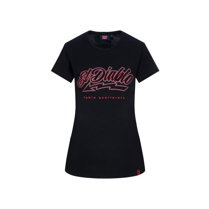 Tee-shirt femme Fabio Quartararo El Diablo noir- XS