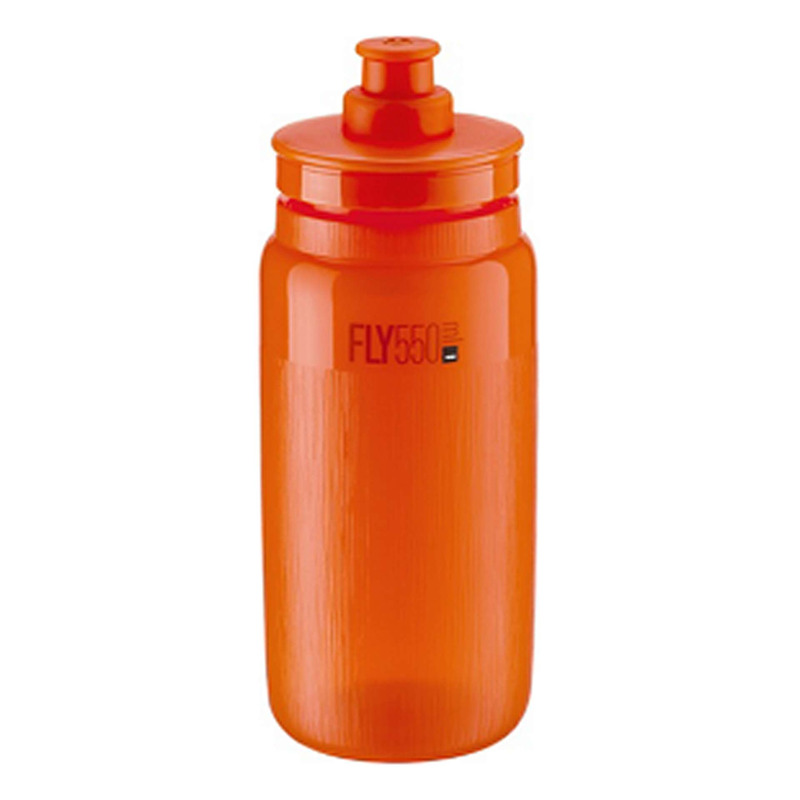 Bidon vélo Élite Fly Tex Orange 550 mL
