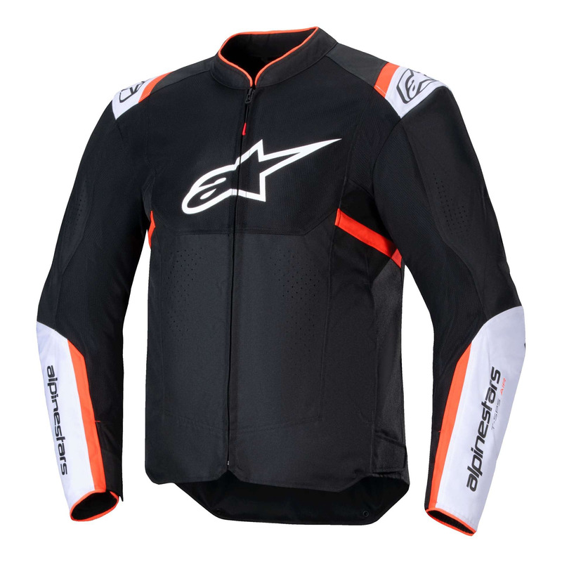 Blouson textile Alpinestars T-SPS Air V2 black/white/red fluo