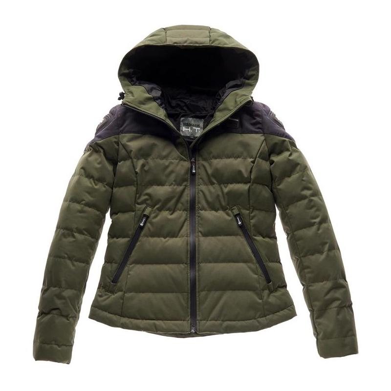 Blouson Textile Femme Blauer Easy Winter Women 2 0 Kaki Bleu Equipement Route Sur La Becanerie