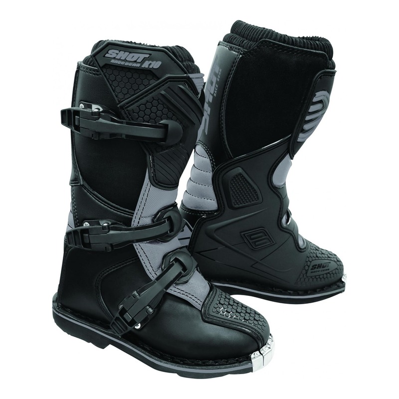 Bottes cross enfant Shot K10 2.0 noir/gris- 30