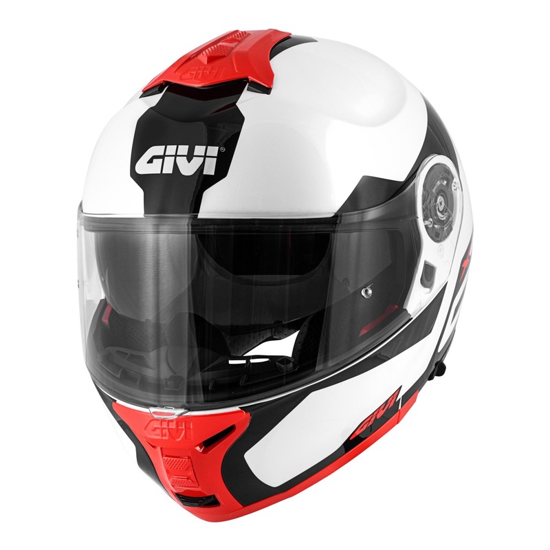 Casque modulable Givi X.21 Challenger Spirit blanc/rouge/noir- XS