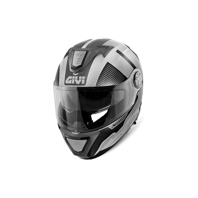 Casque modulable Givi X.23 Sydney Protect argent/noir mat- XS