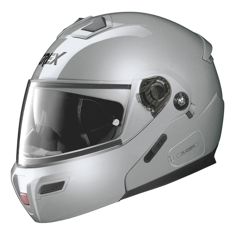 Casque modulable Grex G9.1 Evolve Kinetic N-Com Métal argent- XS