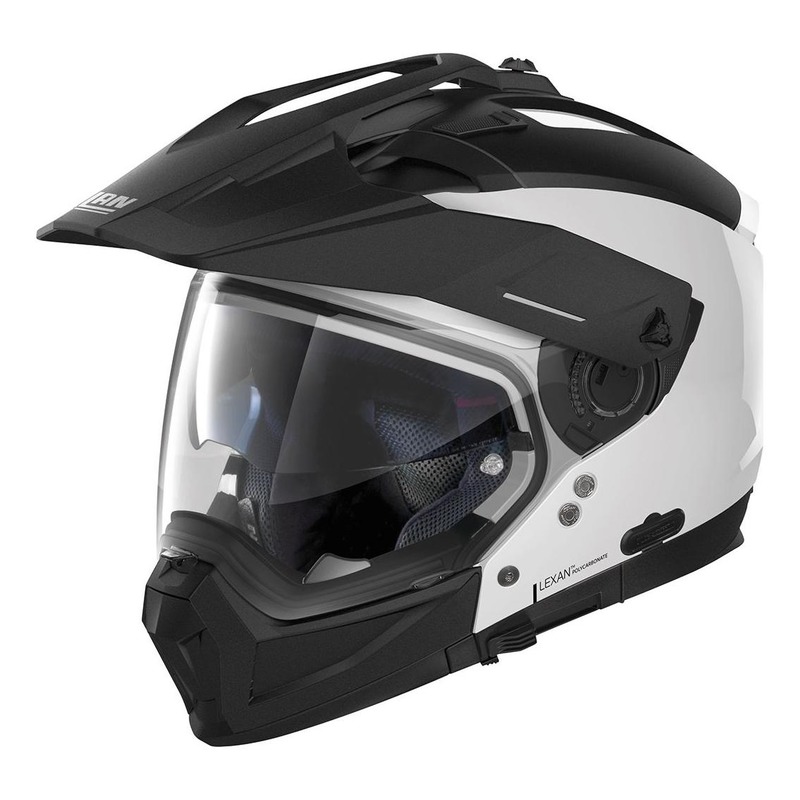 Casque trail transformable Nolan N70-2 X Special N-Com Pure white- 2XS