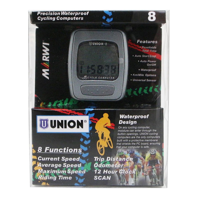 Compteur Velo Marwi Union 8n Gris 8 Fonctions Accessoire Velo Sur Becanerie